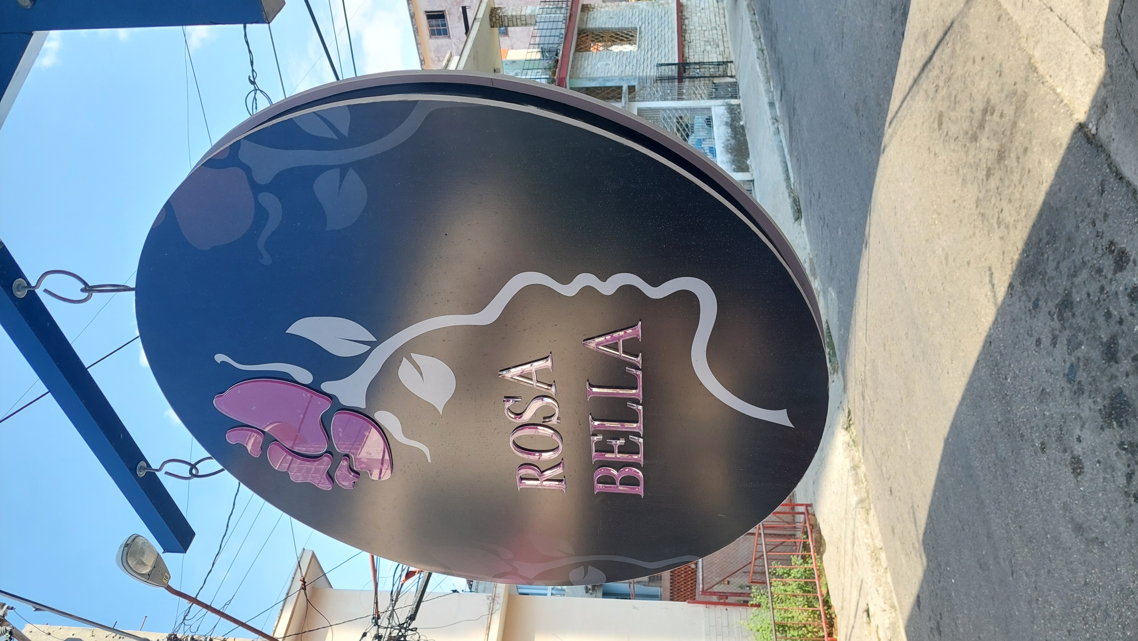 Cartel corpóreo Circular con cuerpo de pvc 3mm
