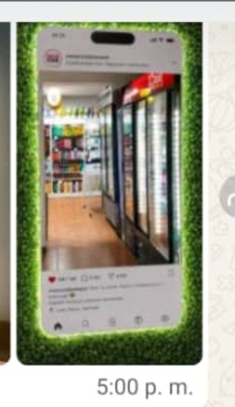 Espejo decorativo diseño instagram 1,60 m x 0,80 m elaborado en acrilico espejo de 3mm